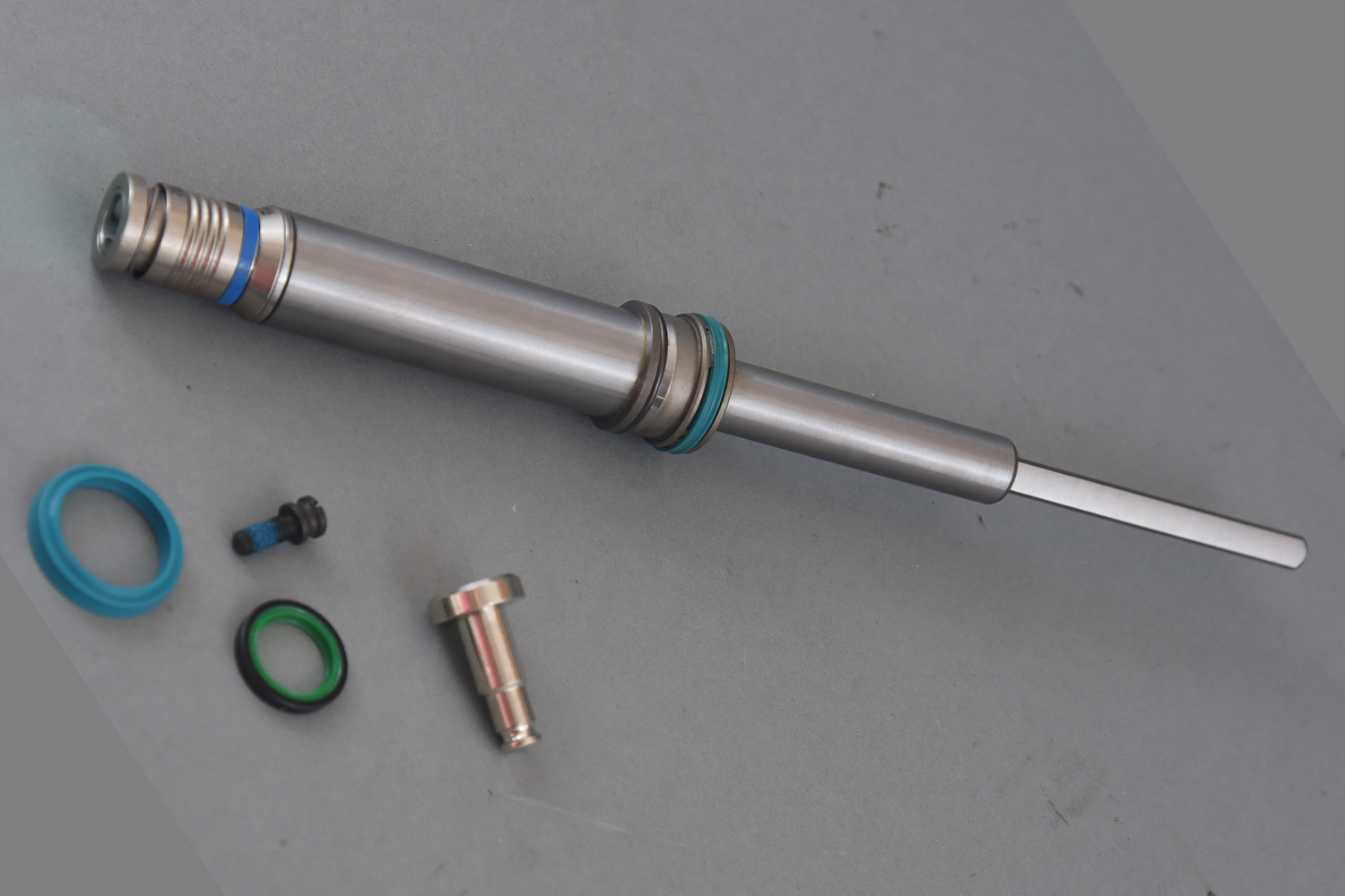 Bohrspindel VERR.HUB=60/D=28 Links  KPL. L m. Schnellspannbohrfutter blau 2-031-95-4801 Weeke