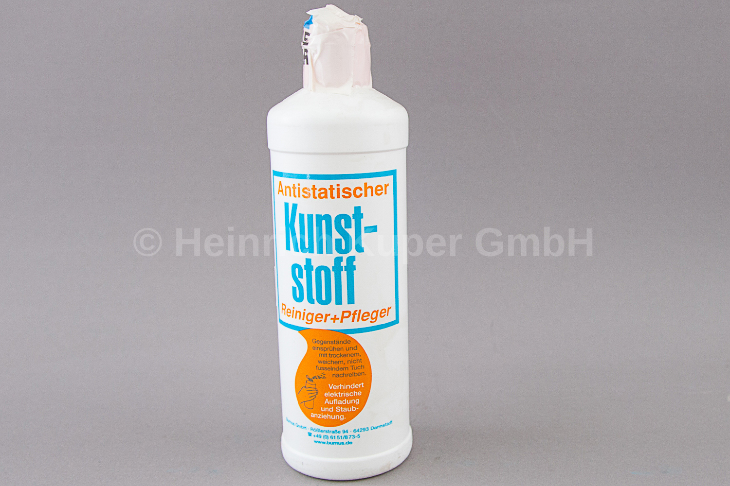 Kunststoffreiniger und -Pfleger, antistatisch, Sprühflasche à 250 ml