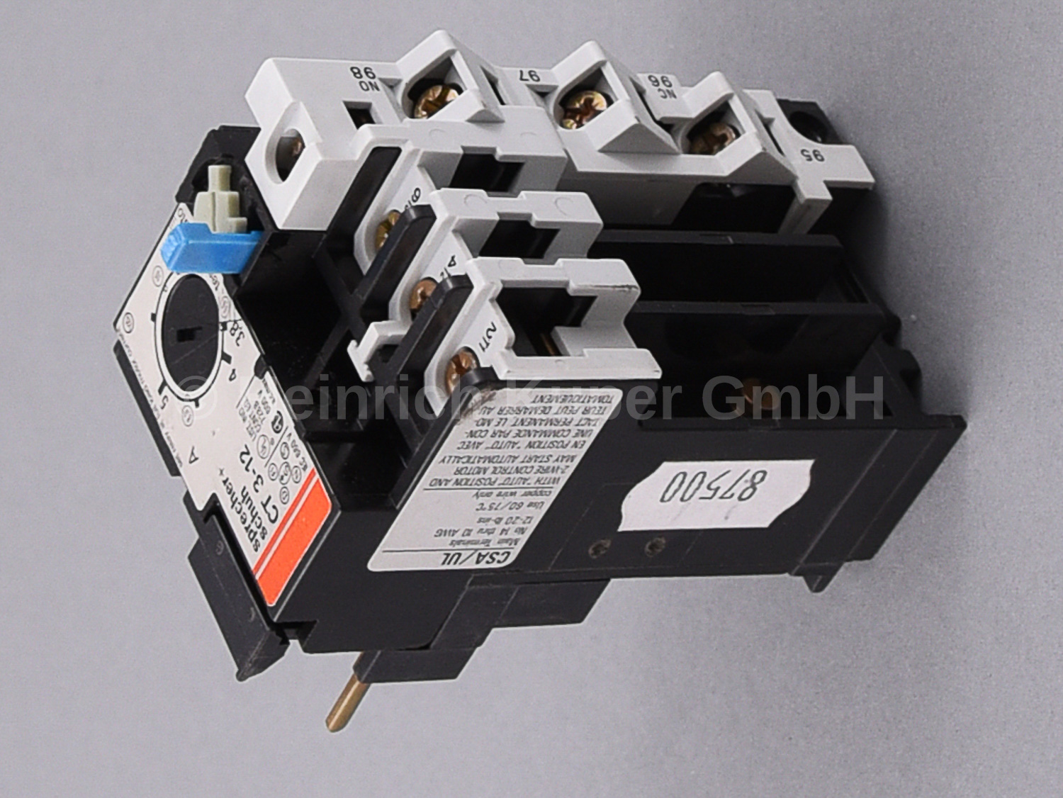 Thermorelais CT3-12 3,8-6 A Striebig 047.822