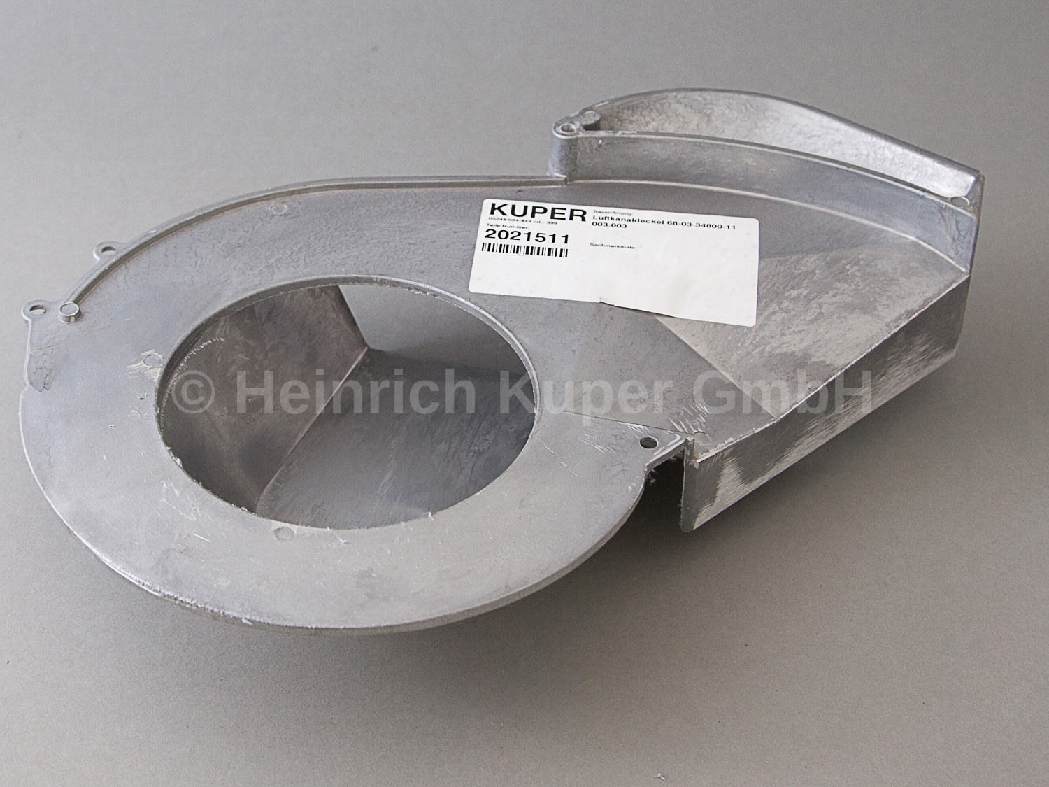 Luftkanaldeckel Striebig 68-03-34800-11, 003.003