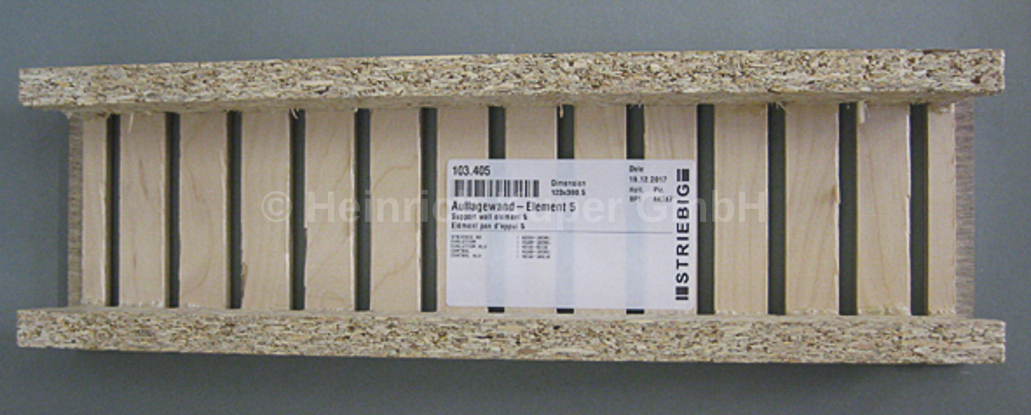 Auflagewand-Element 5 103.405 Striebig