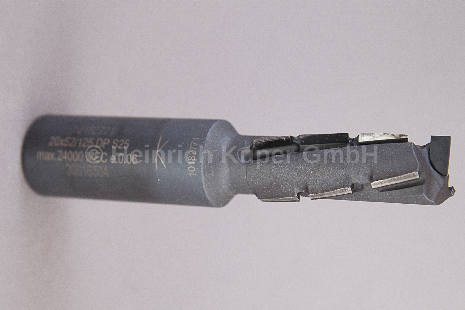 DP Schaftfräser - blackline 20x52/120 mm, S=25 mm, Z2, RL mit DP-Bohrschneide, Bh 3 mm ersetzt 10182771 10218951  - Abbildung ähnlich -