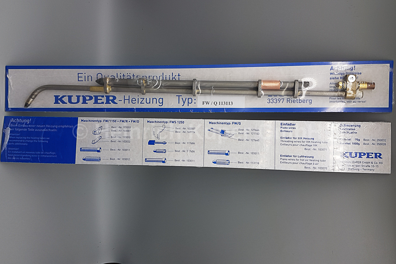 Fadenheizung FW/Q