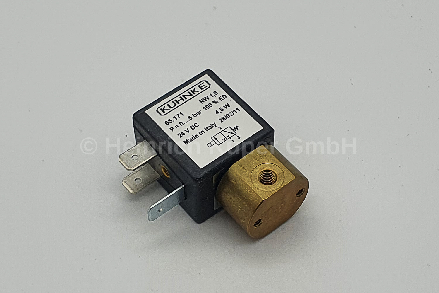 3/2-WEGE-MAGNETVENTIL M5 NW1,6 Kuhnke 24 VDC