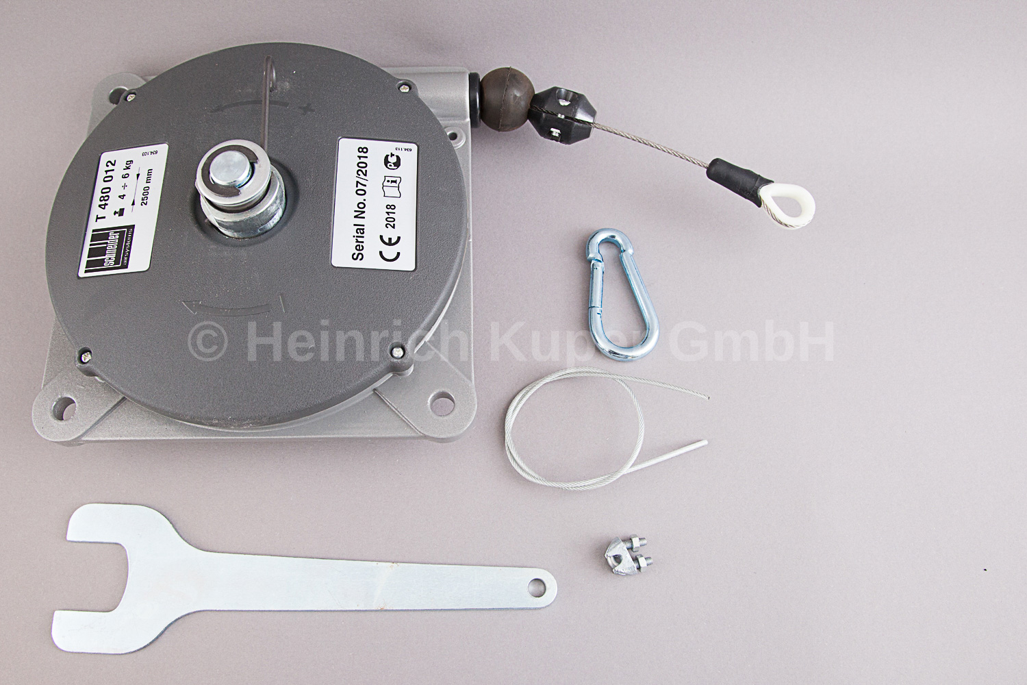 Federzug Mod. FZ 4-6 Seillänge 2,50m / 4-6 kg Nr. D070019