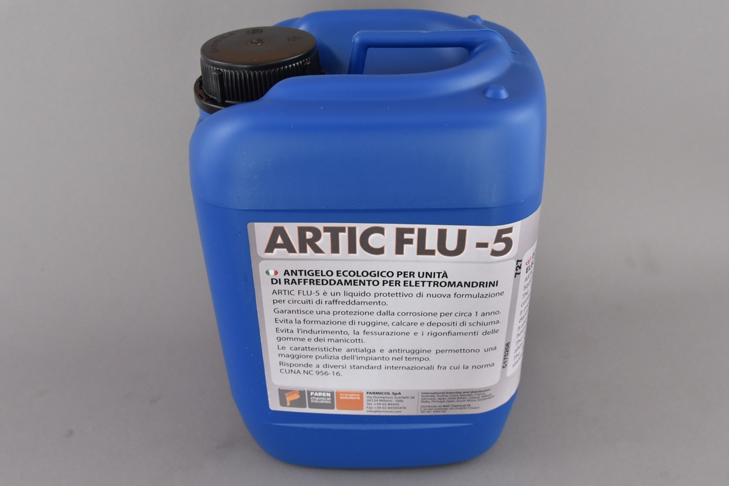 KÜHLFLÜSSIGKEIT ARTIC FLU-5 TANICA 5 LT H2161H0022, Frostschutzmittel Biesse