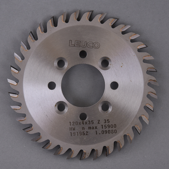 HW-Nutsägeblatt MEC, Z=35 FWW 120x4,0x35 mm, NL/6,3/50 Best-Nr. 191952 Hartmetall bestückt, Einsatz auf CNC-Beartungszentren