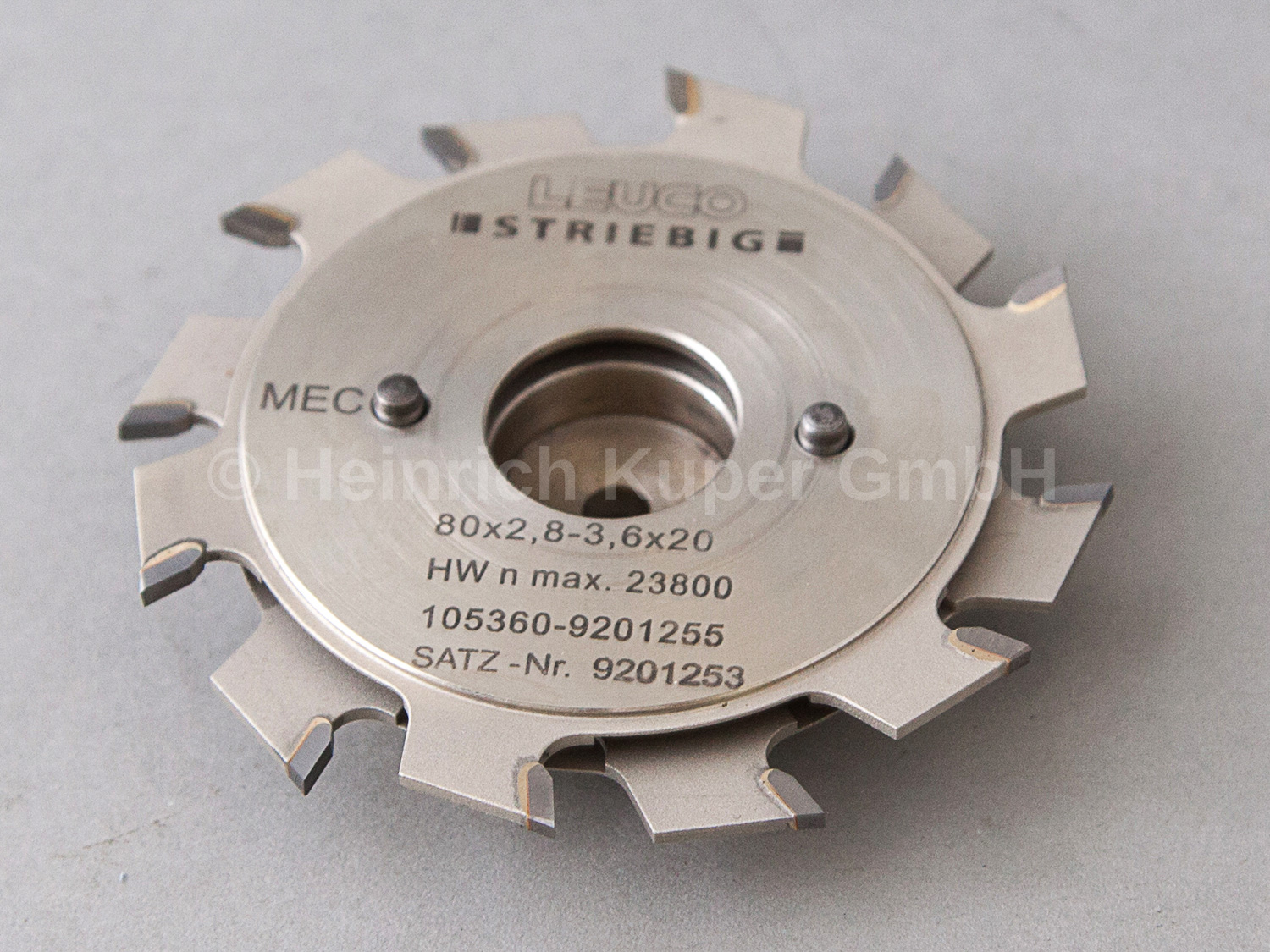 HM-Ritzsäge 80x2,8-3,6x20 mm Z=6+6 mit Flansch 2-teilig Striebig 024.812 9201253