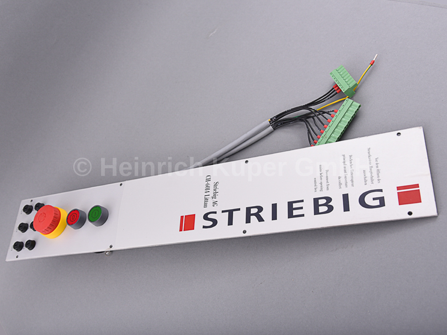 Tasterplatte Y-D Striebig 035.826