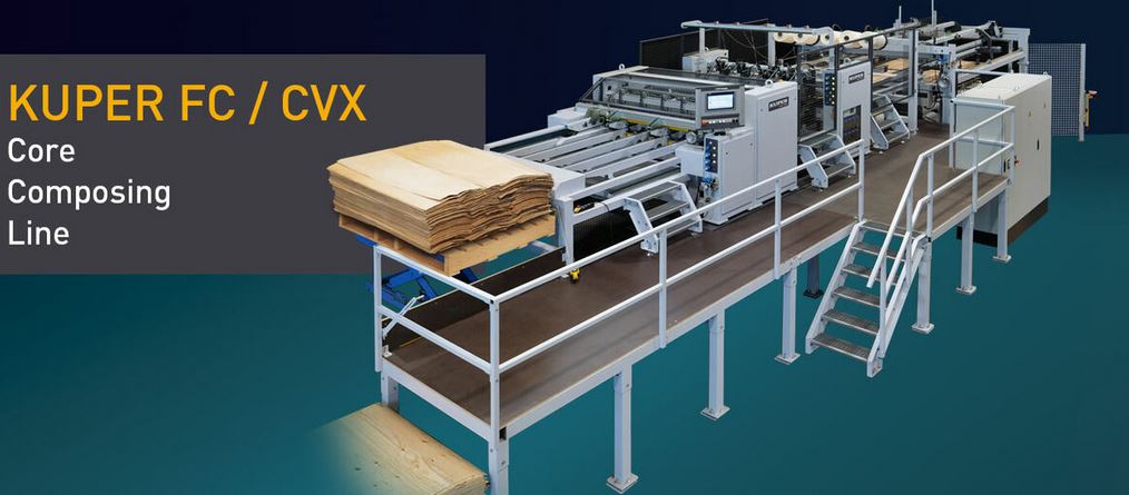 KUPER CVX Mittellagen-Zusammensetzmaschine
