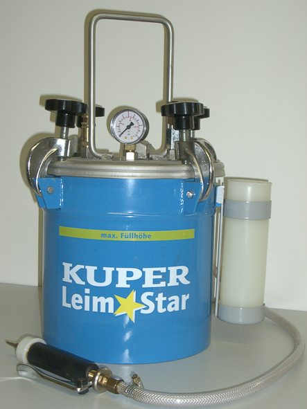 Leimstar KUPER Mod. A5 Edelstahl Beleimung Verleimung Leimauftrag