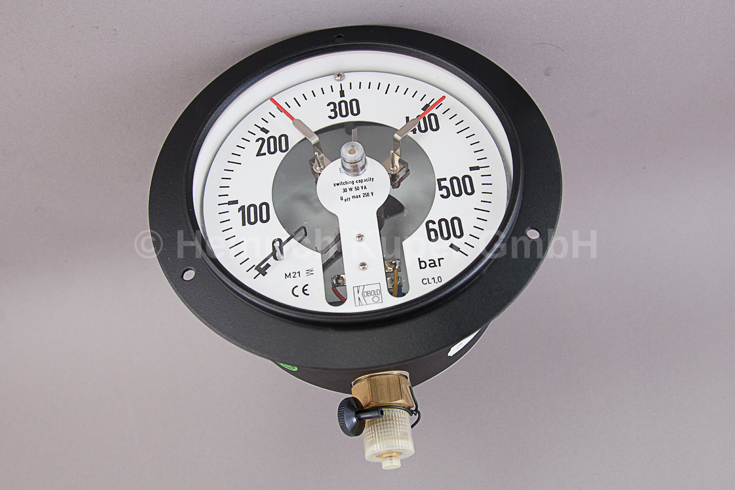 Rohrfedermanometer MAN-RG32C6M21DD NG 160, Geh.: Alu