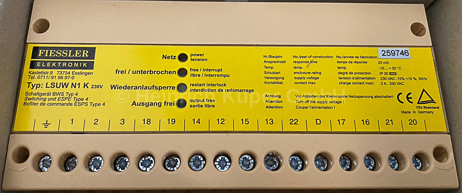 Schaltgerät LSUW N1 K 230V