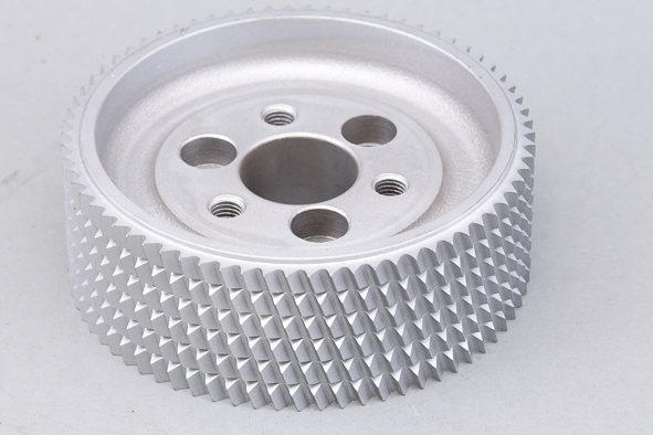 Vorschubrolle Stahl 140x50 mm zum Befestigen mit 3 Schrauben 767113B