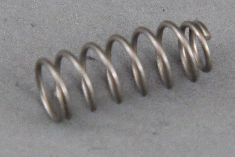 Druckfeder V2A / 1.4310 d 0,6; Da 6,0; Lo 15; Ig 8