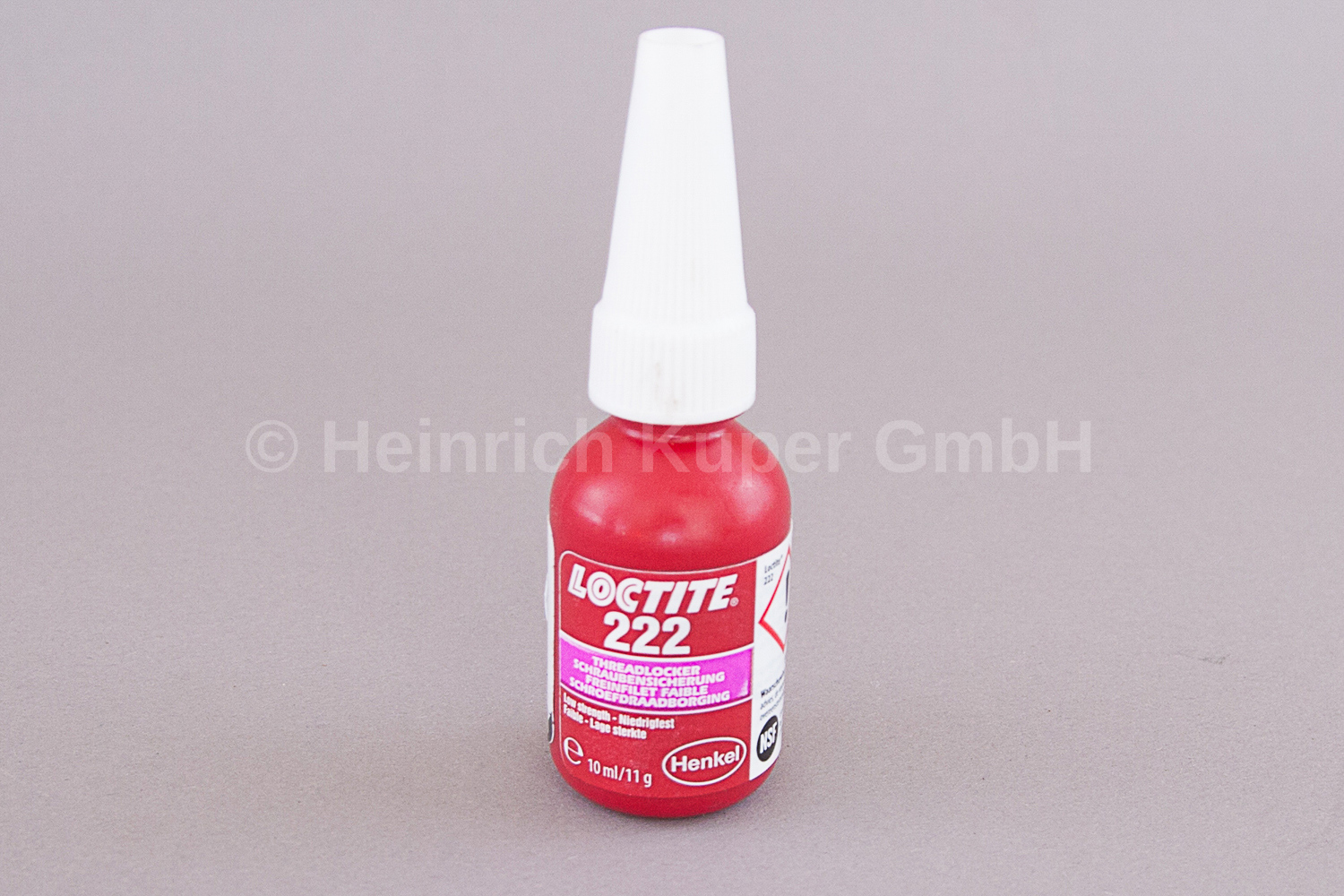 Loctite 222  10 ml Schraubensicherung niedrigfest Weima Hacker 006 005 000001