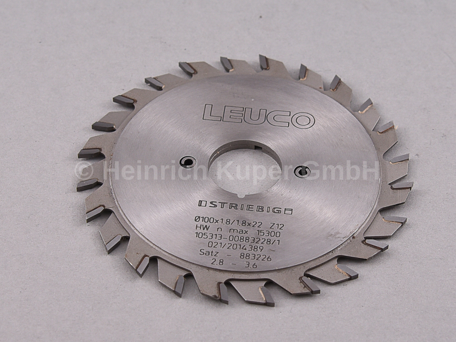 HM-Ritzsäge-V 100x2,8-3,6/1,8x22 / Z=12+12 Striebig 025.129
