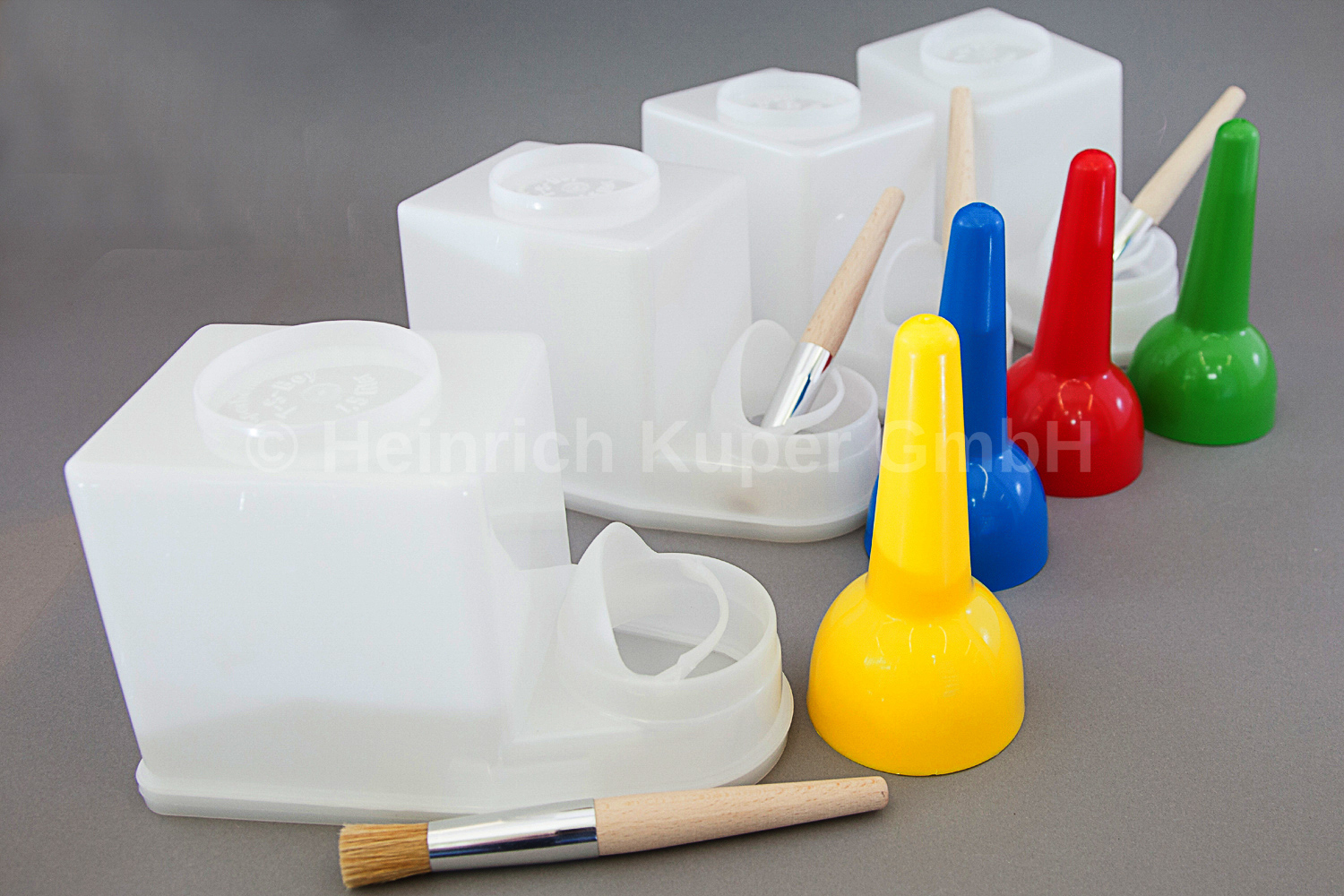 Leimsparbehälter TS-Boy 1,5 ltr., für Leime, Kleber und leichtverdunstbare Flüssigkeiten, einschl. Rundpinsel