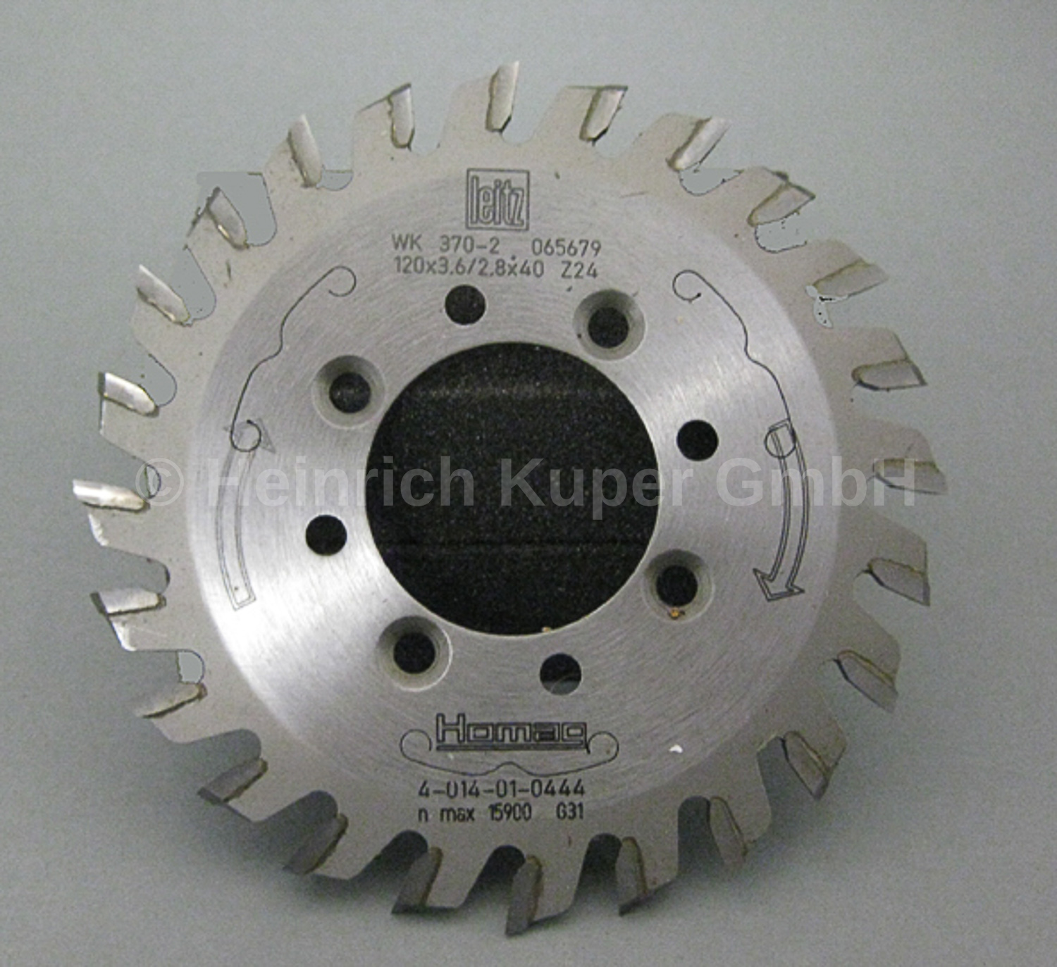 Kappsägeblatt 120x3,6x40 Z=24 li. u. re. We.
