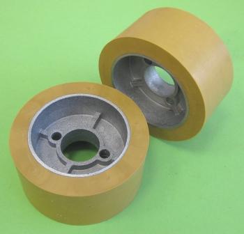 Vorschubrolle Gummi 120x60mm f. WEGOMA VS 34/38, HAFFNER VS 400, MAGGI 2048 Bohrung 35mm Feeder Grip