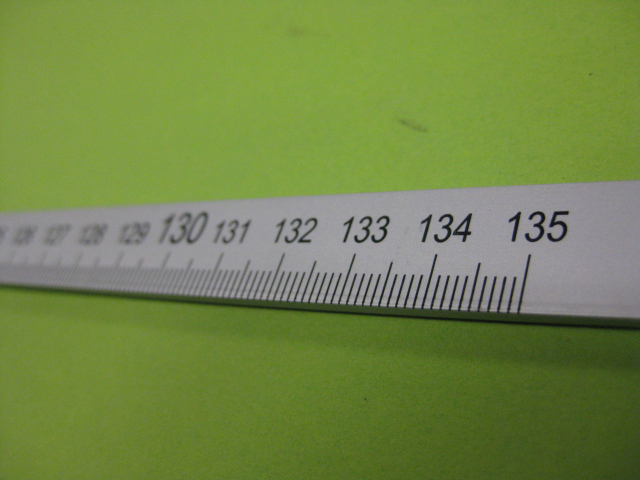 Bandmaß 0-1300 v. Links-rechts Altendorf F9011.0690,F9011.0650 15x2x1440 lang, Maßstab
