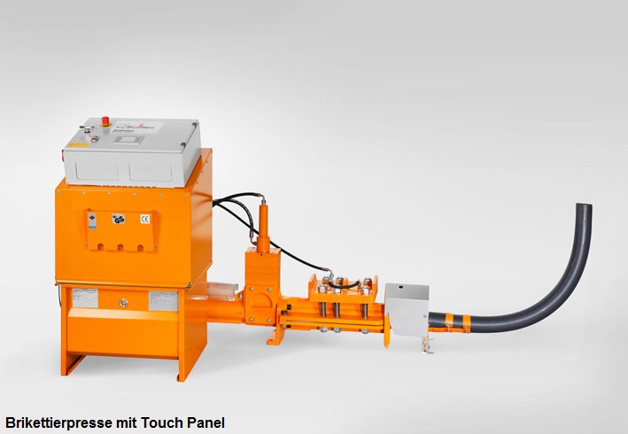 SCHUKO Baureihe Compacto Brikettierpresse