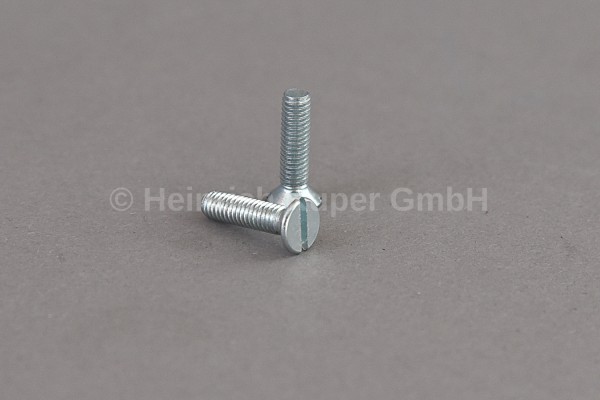 Senkkopfschraube M4x16 verzinkt
für Lupe