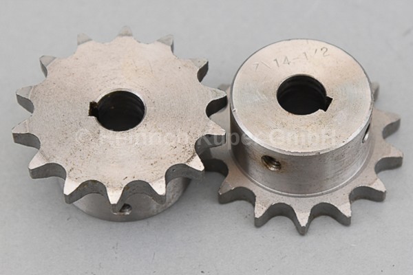 Kettenrad 1/2x5/16 Z14 einfach
Ø 14 mm
Posmo Spindel, obere Welle