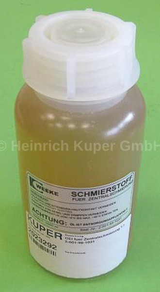 Öl für Zentralschmierung 1 l
Weeke 2-001-95-1031