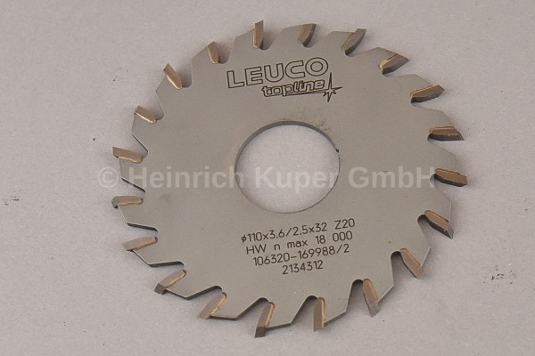 Kappsägeblatt 110x3,6x32 Z=20